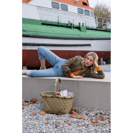 Koszyk CARRYBAG, rhombus olive