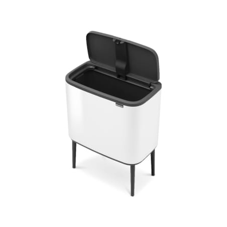 Kosz na śmieci Touchbin Bo 36l biały 313509