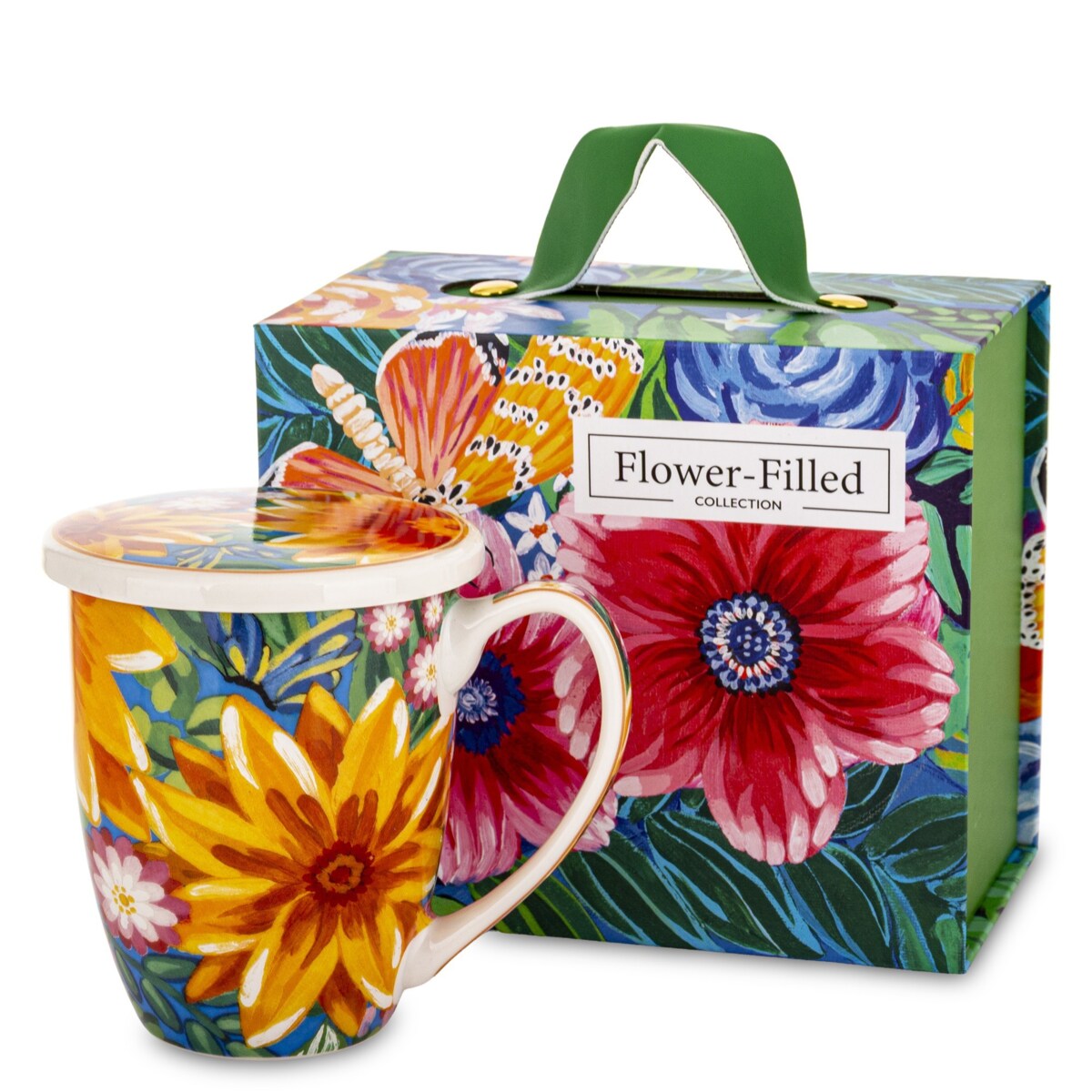 Kubek z zaparzaczem w pudełku 350 ml 11,5x12,5x9,5 cm ASTRI-2