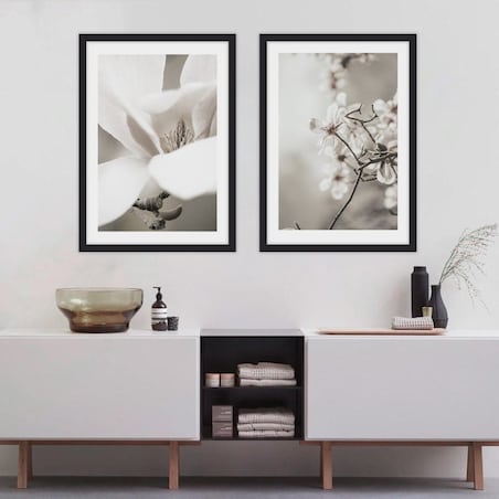 Poster Story, Plakat, Obraz - Białe Magnolie, wymiary 30 x 42 cm