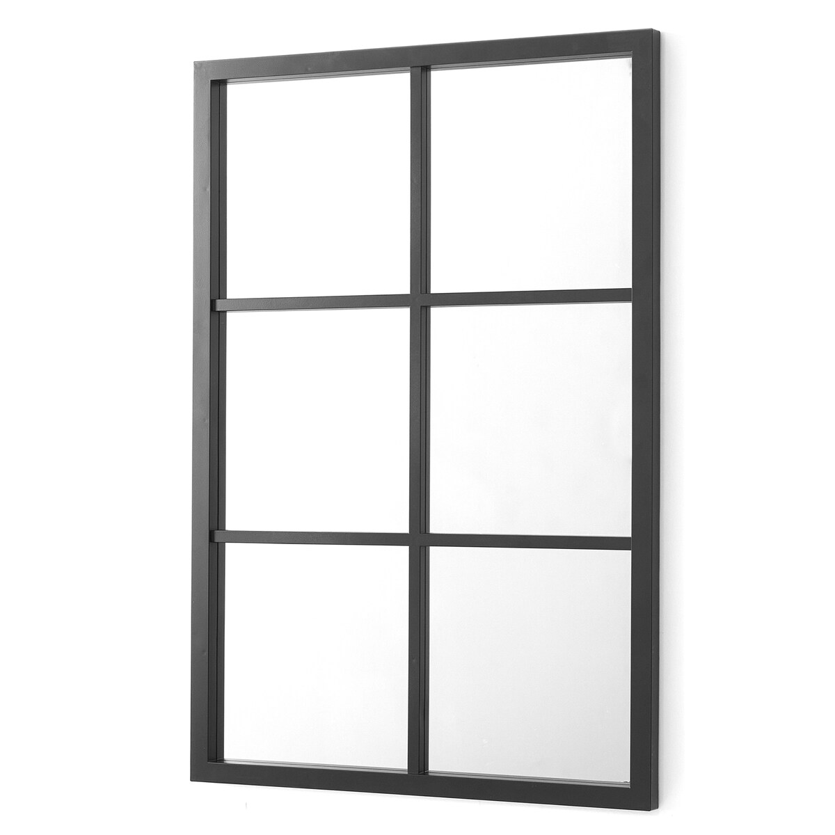 Lustro prostokątne ze szprosami, 71 x 49 cm