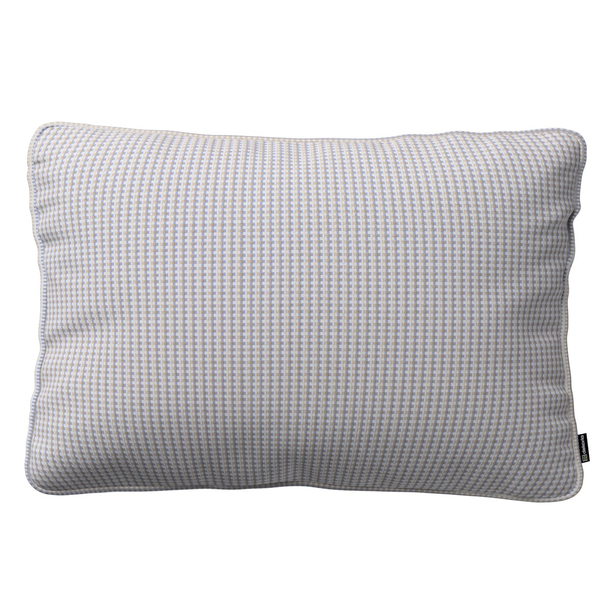 Poszewka Gabi na poduszkę prostokątna 60x40 beżowo-niebieski