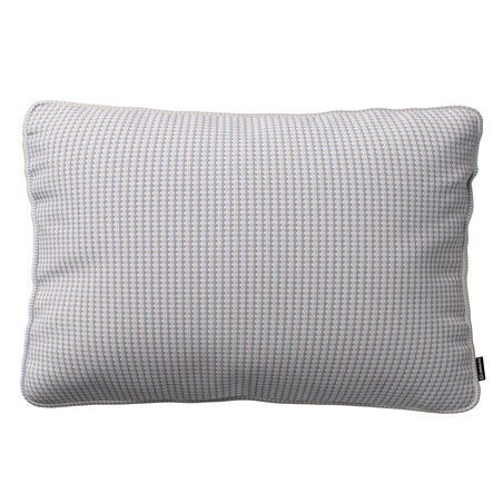 Poszewka Gabi na poduszkę prostokątna 60x40 beżowo-niebieski