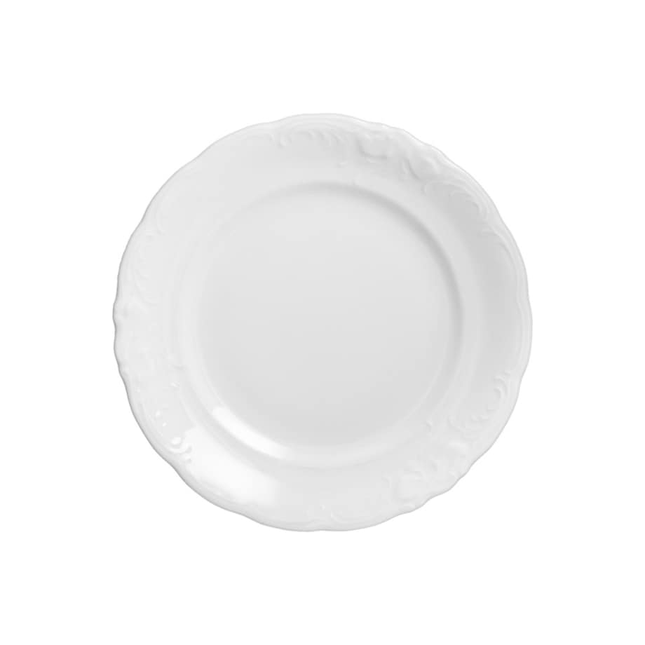 Talerz płytki 24 cm Fryderyka Biała C001