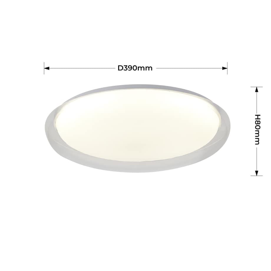 Plafon Light Prestige Tenaro biały LED 4000K 1 szt.