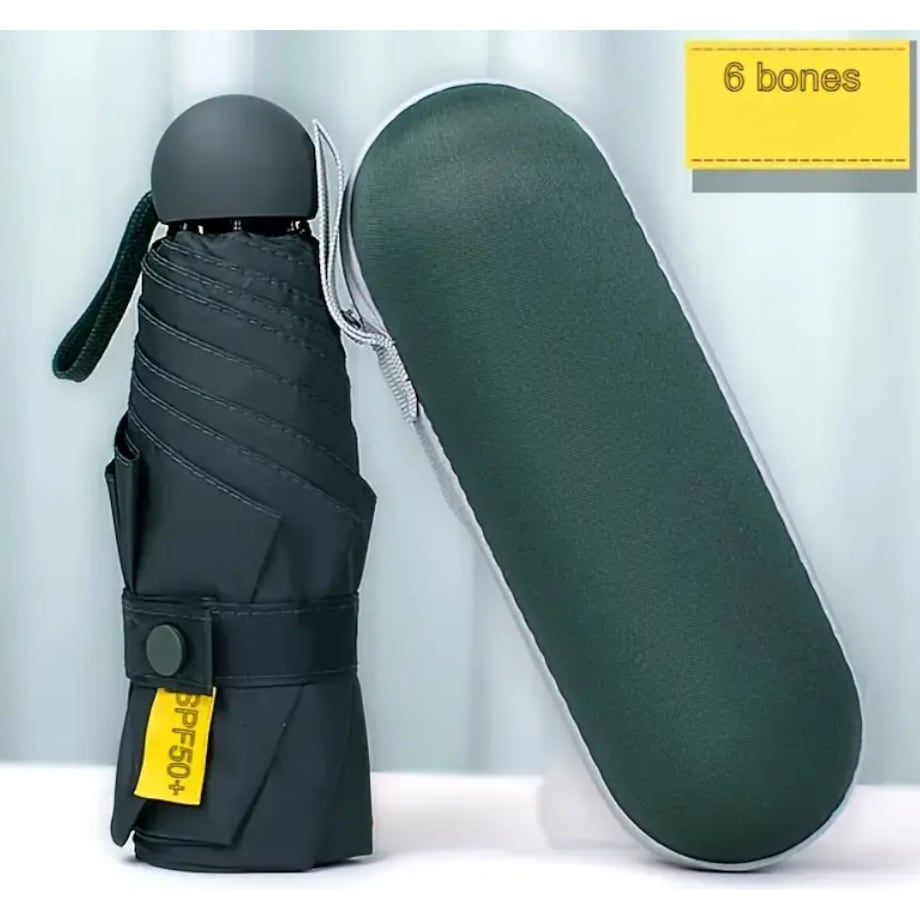 Parasol kieszonkowy kompaktowy parasolka składana mała mały mini etui LEKKA