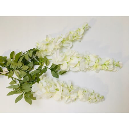 BIAŁA WISTERIA ZWISAJĄCA DUŻA XXL sztuczna kwiat na dekoracje ślub komunia