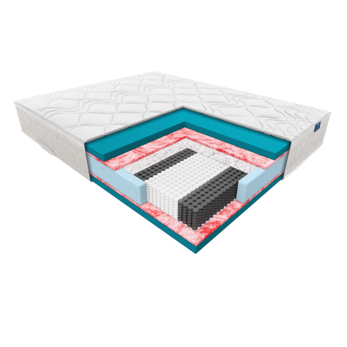 Materac Hybris Janpol 160x200 cm Adaptive Grey