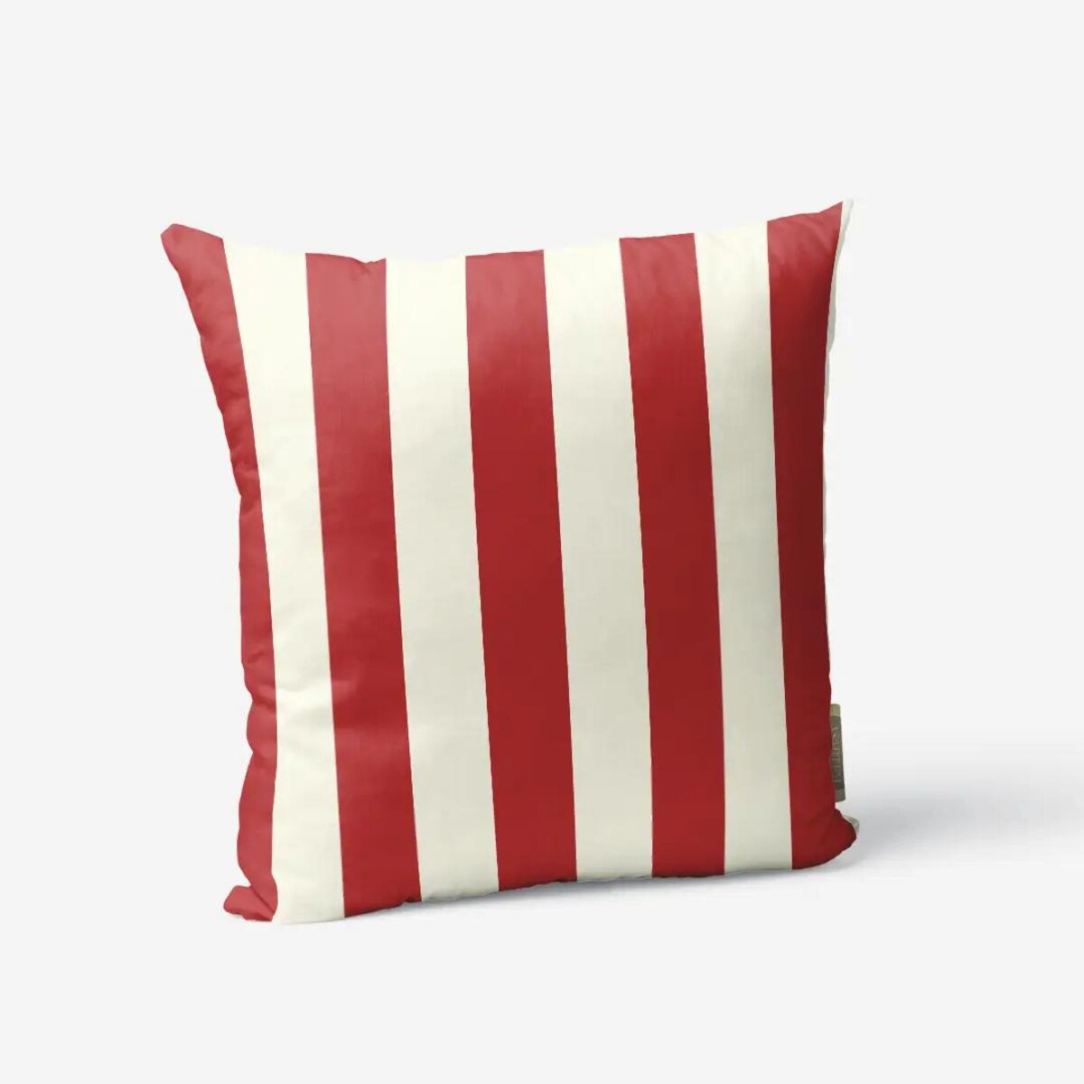 Poduszka świąteczna - klasyczne czerwone pasy