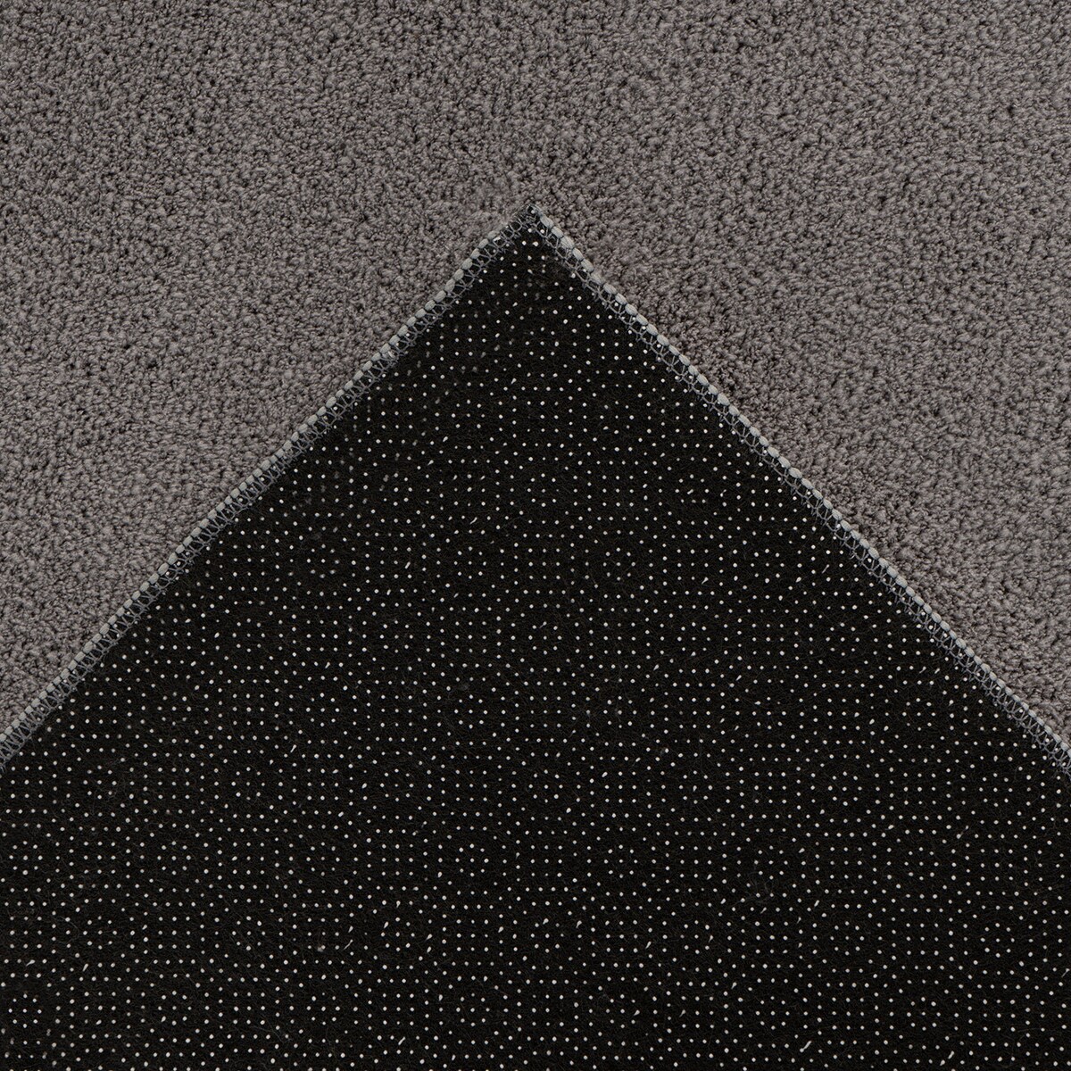 Dywan Jednokolorowy zmywalny antypoślizgowy miękki Calmia Ciemnoszary 80x140