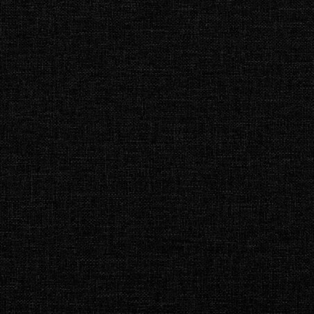 vidaXL Sofa Chesterfield, dwuosobowa, czarna, obita tkaniną