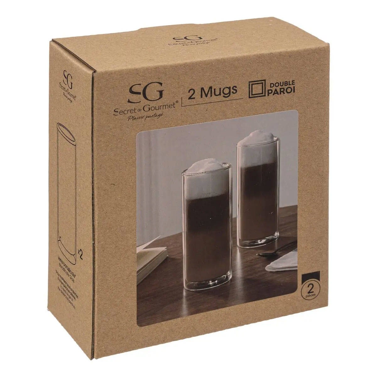 Szklanka do latte CLEA, 350 ml, 2 sztuki
