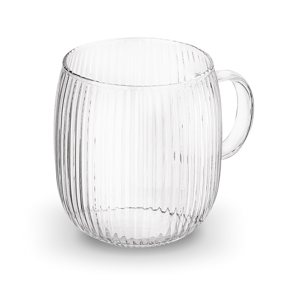 2x SZKLANKA DO KAWY HERBATY 380 ml z uchem na napoje soki wodę cappuccino