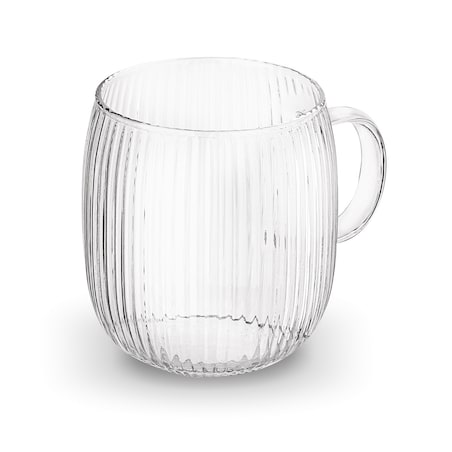 2x SZKLANKA DO KAWY HERBATY 380 ml z uchem na napoje soki wodę cappuccino