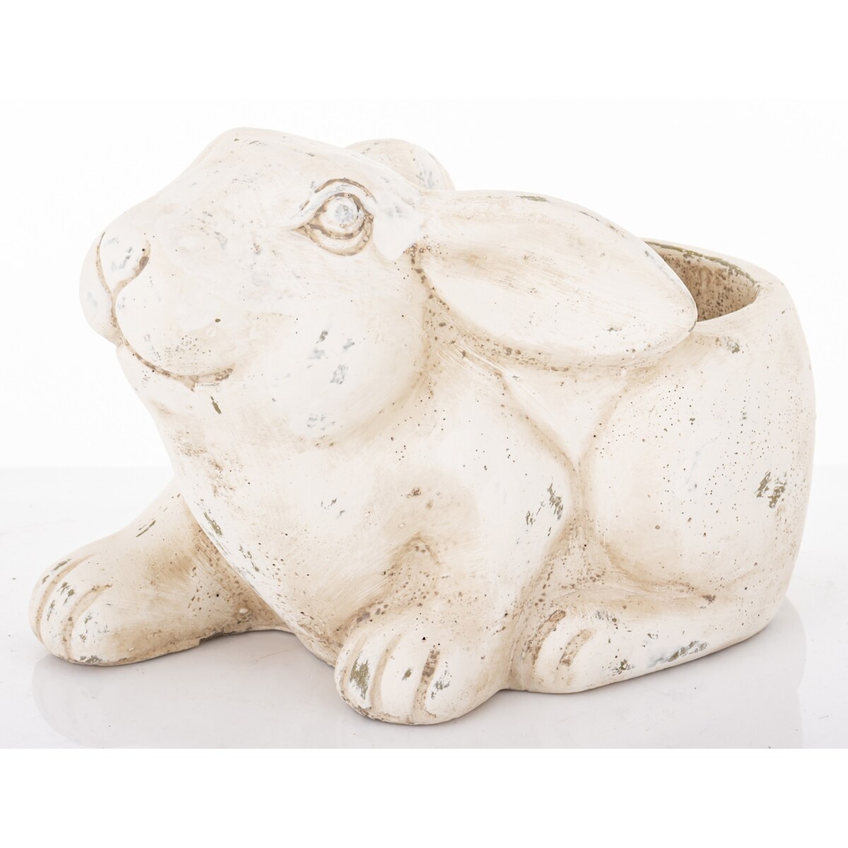 Osłonka ceramiczna 15x13x22 cm KRÓLIK kremowy