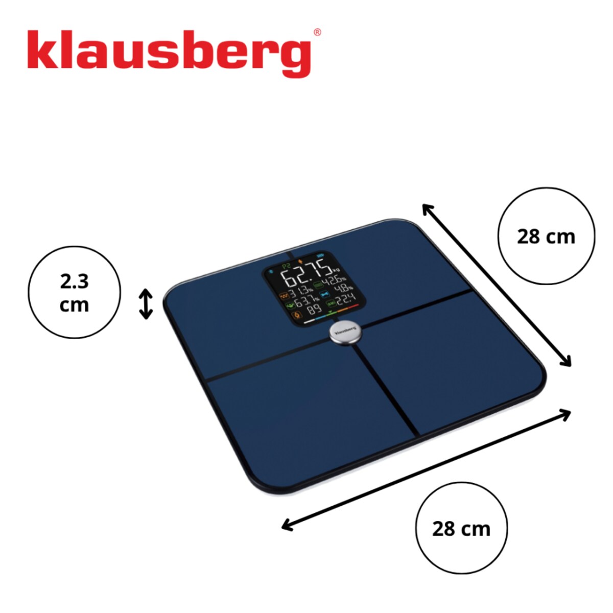 Klausberg analityczna waga łazienkowa 64474