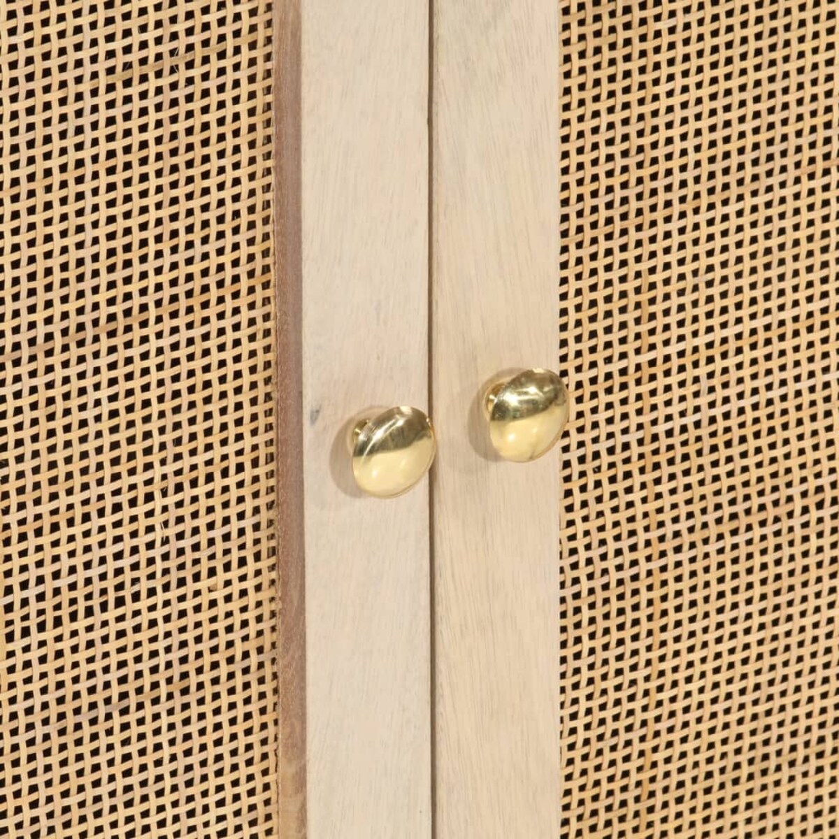 vidaXL Szafka, czarna, 55x30x76 cm, lite drewno mango i żelazo