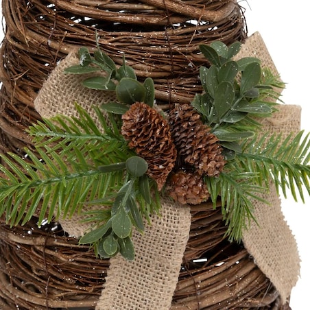 Choinki - stożki z gałązek, komplet 2 szt.