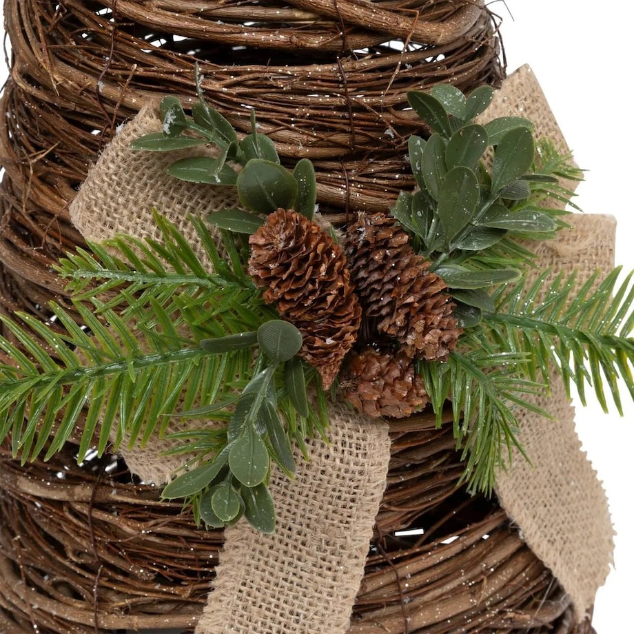 Choinki - stożki z gałązek, komplet 2 szt.