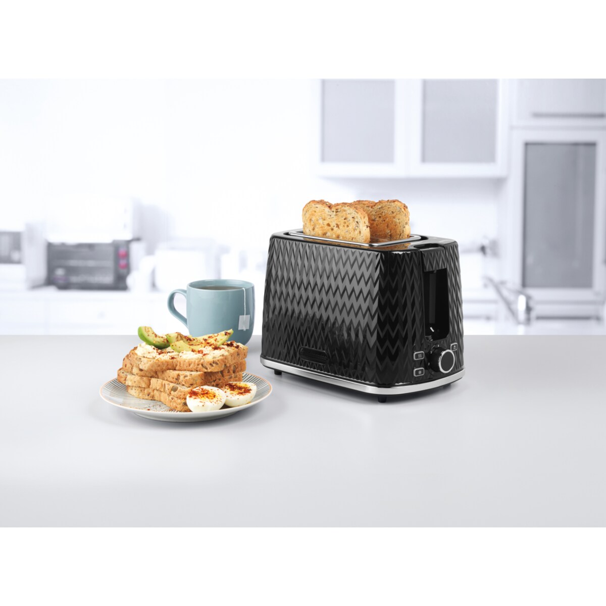 Toster 930 W CHEVRON, opiekanie rozmrażanie