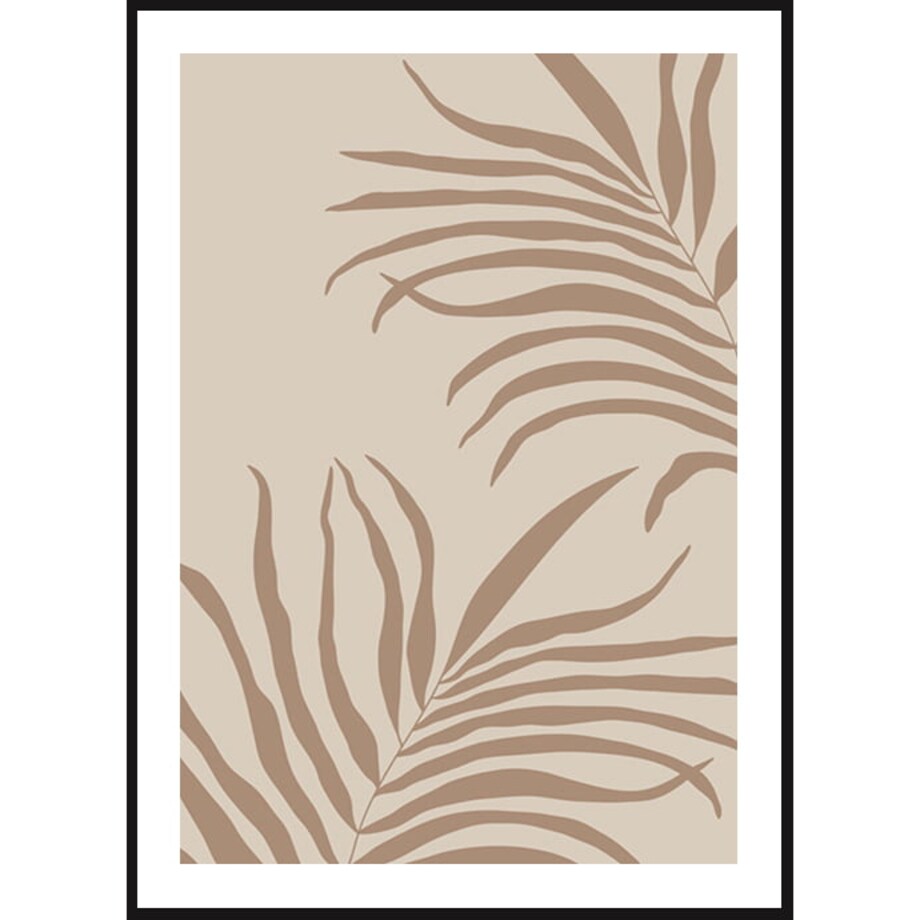 Poster Story, Plakat - Brązowe Liście No1, wymiary 42 x 60 cm