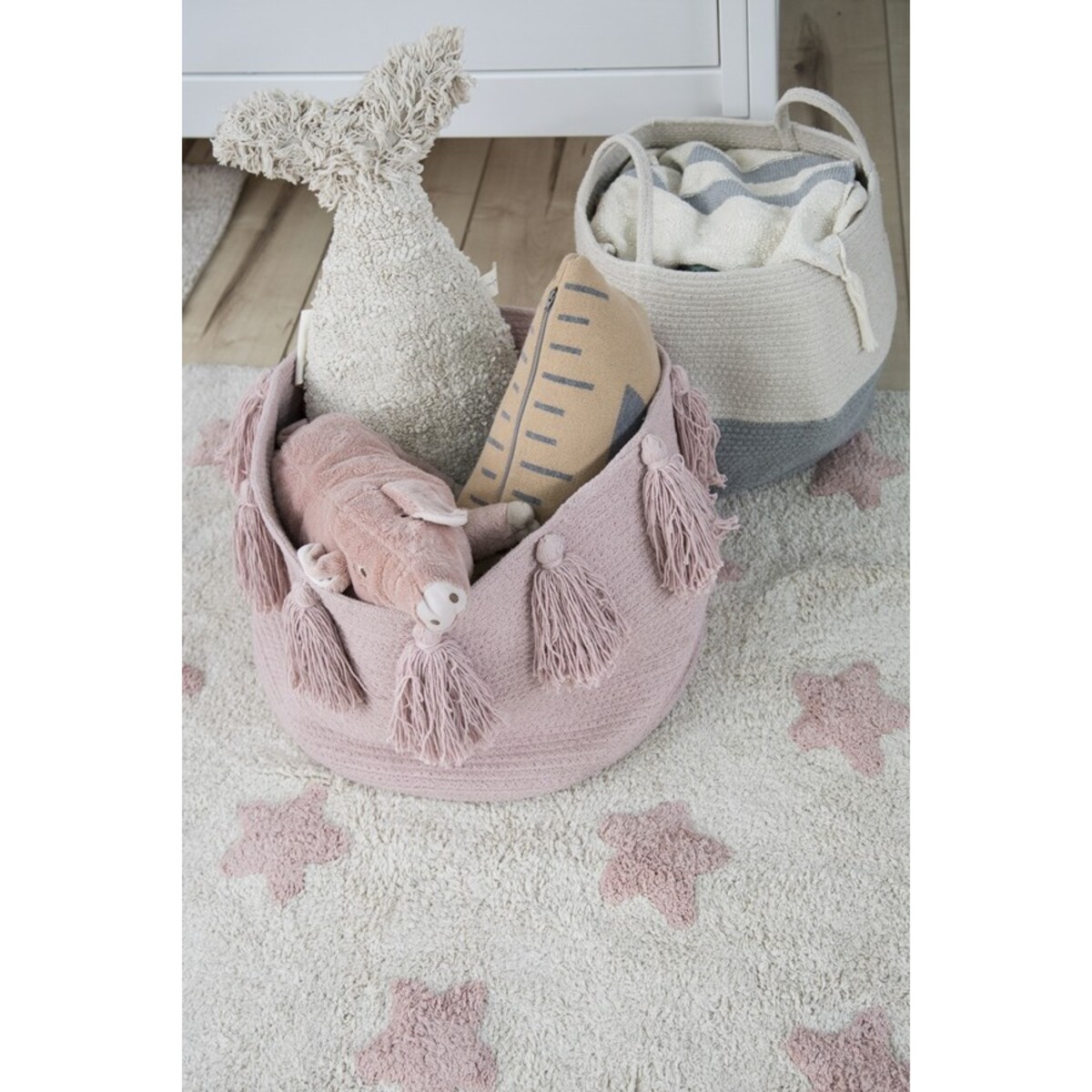 Dywan Bawełniany Stars Natural Vintage Nude 120x160 cm Lorena Canals