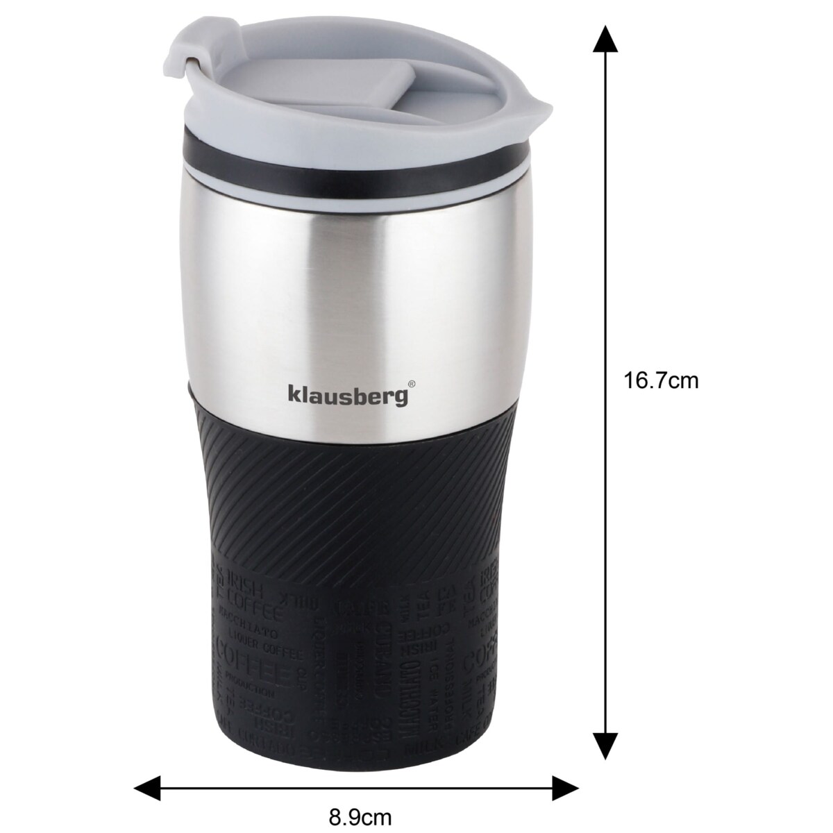 Kubek termiczny 320ml KLAUSBERG czarny