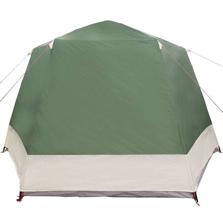 vidaXL Namiot campingowy Zielony 420 x 420 x 227 cm Poliester