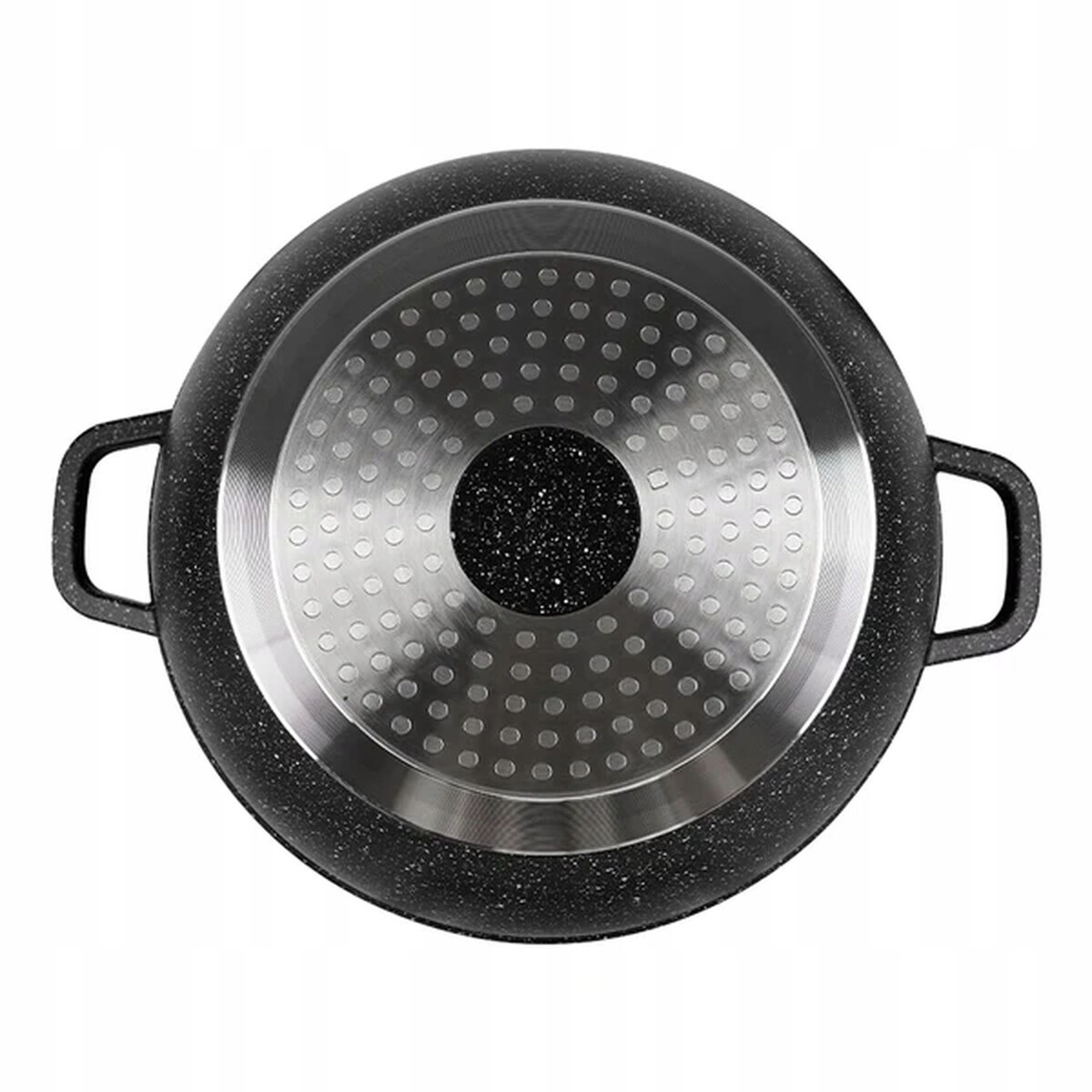 Garnek Marmurkowy 2,3L Z Pokrywką 20 Cm System Aroma Na Indukcję Gaz