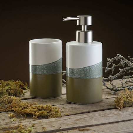 Kleine Wolke Moss Dozownik do mydła Zielony