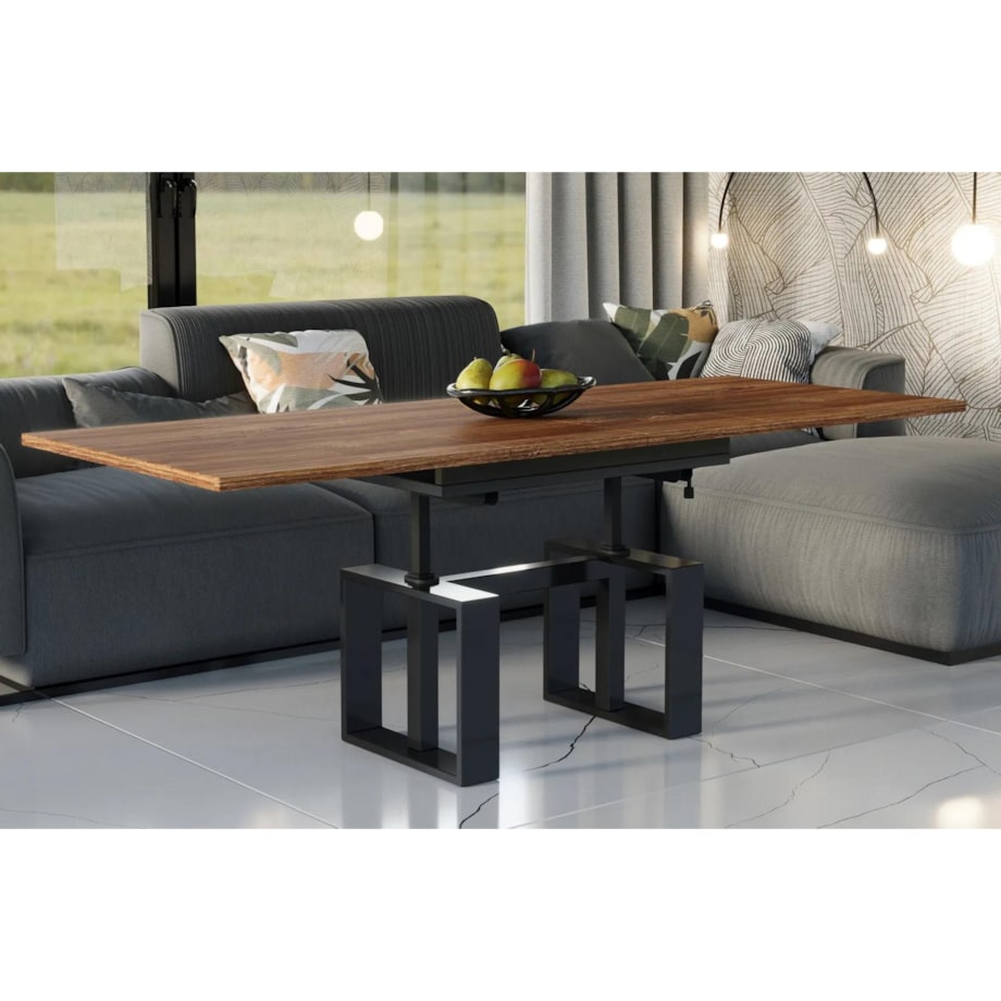 Ława rozkładana podnoszona EMPOLI 110(170)x65 dąb stirling