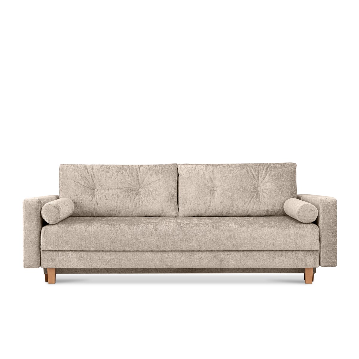 KONSIMO ERISO Sofa 3-osobowa, kolor beżowy