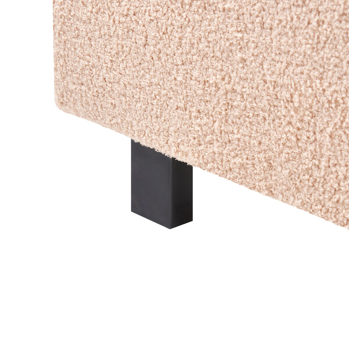 Łóżko Boucle ALBI 120 x 200 cm Beżowy
