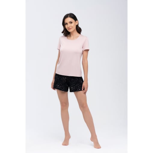 Komplet Koi Beżowo-czarny Beżowo-Czarny, M