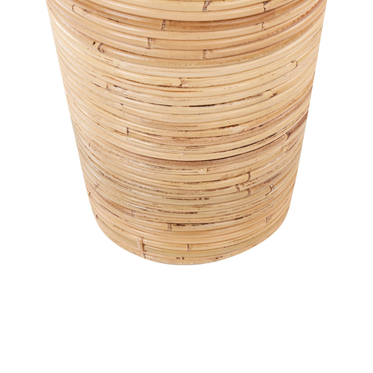 Wazon dekoracyjny ELATIA Rattan 70 cm Naturalny