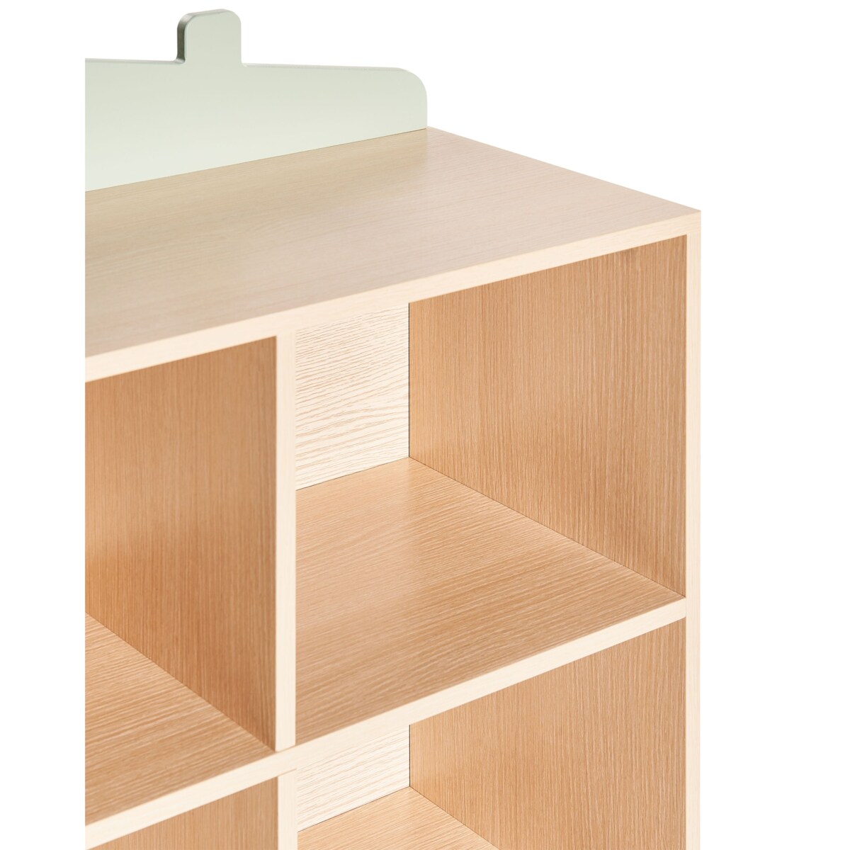 Regał 2 półki MDF Jasne drewno LACKEY