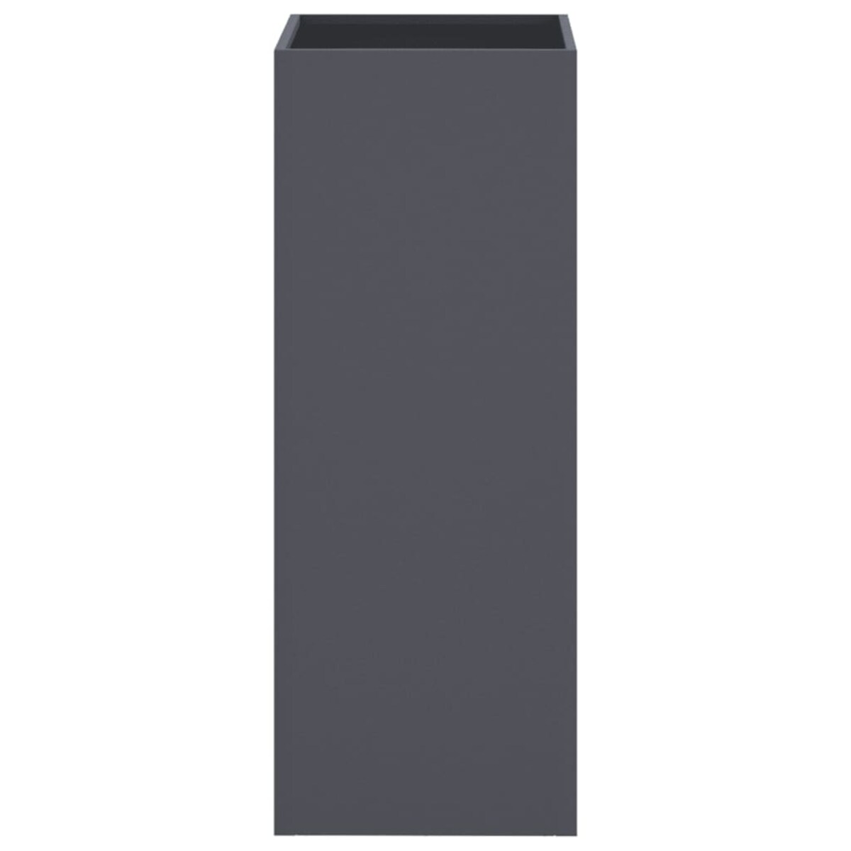 vidaXL Donica, antracytowa, 32x29x75 cm, stal