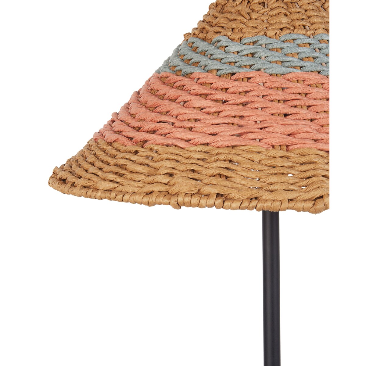 Lampa podłogowa pleciona beżowa KYOGA