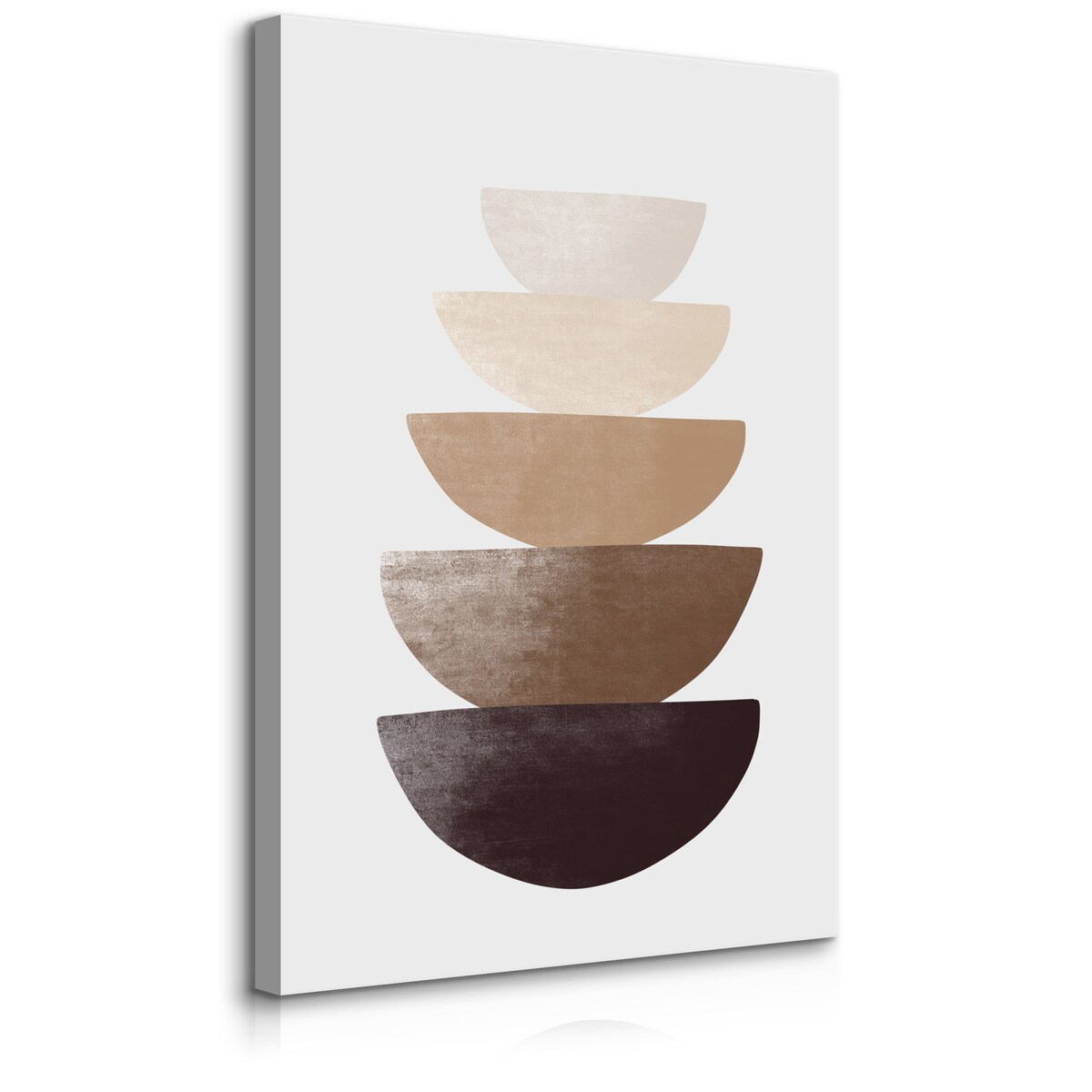 Obraz Pastelowe Beżowe Naczynia Japońskie 30x40cm