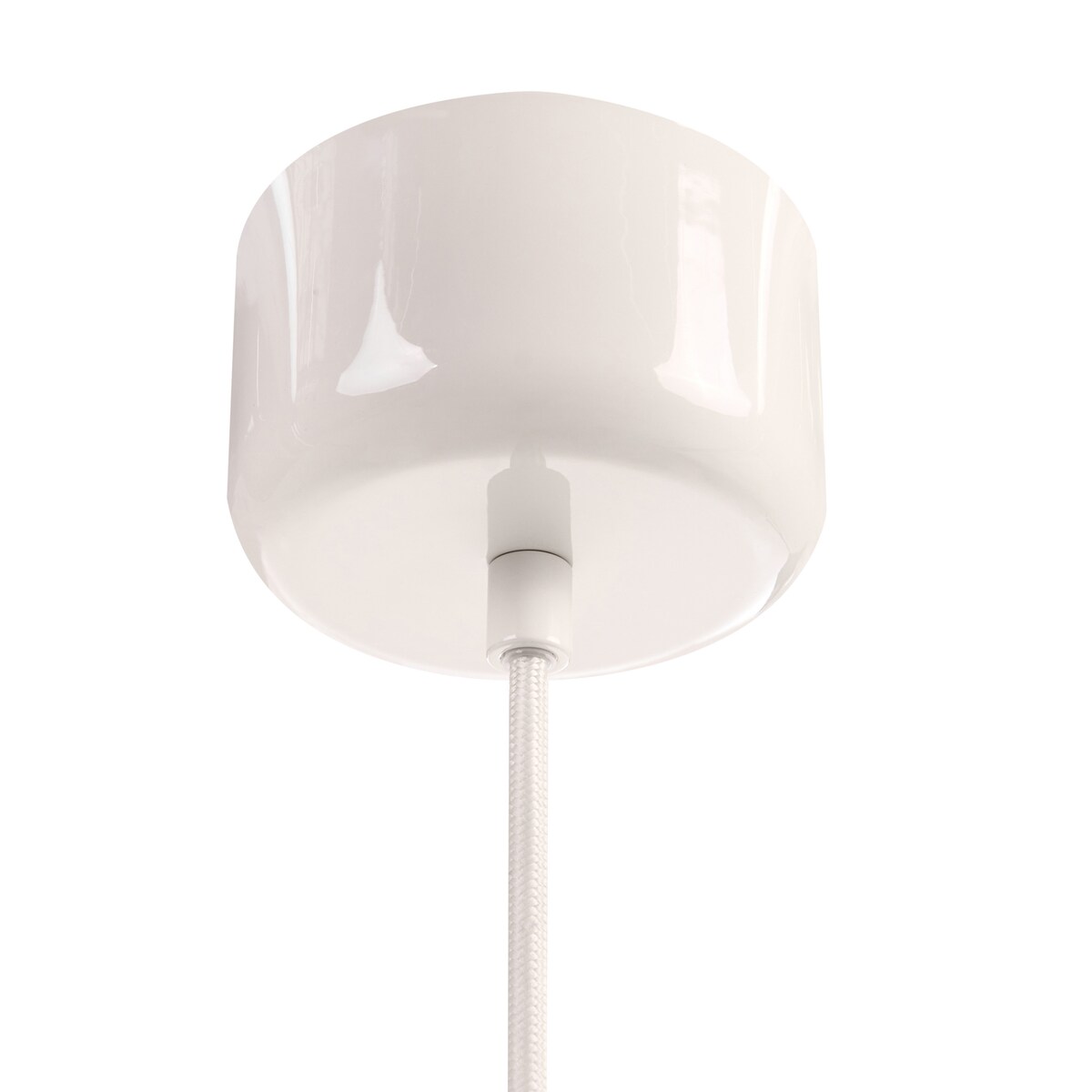 Lampa wisząca LOKY Metal Biały/ beżowy