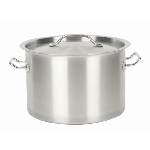 Garnek stalowy ze stali nierdzewnej gastro 14L 30x20 ROSSNER