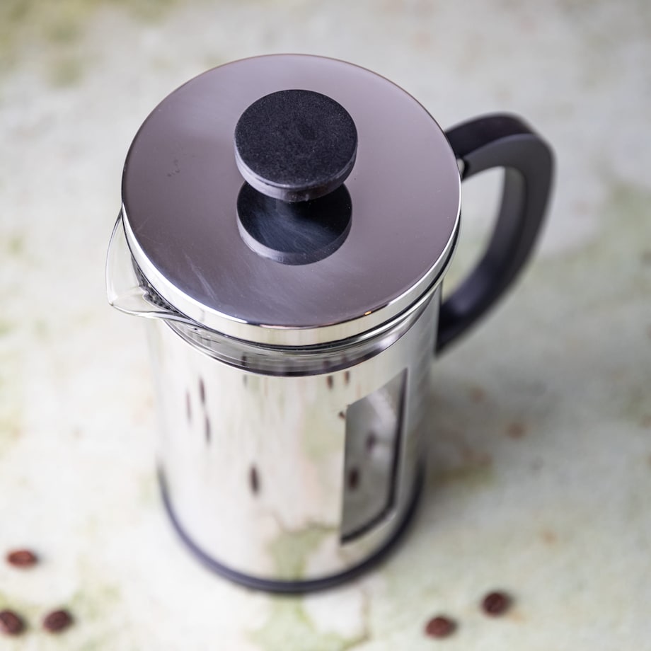 Zaparzacz do kawy i herbaty 1.0L French Press srebrny KLAUSBERG