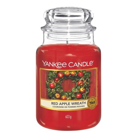 Yankee Candle świeca duża RED APPLE WREATH