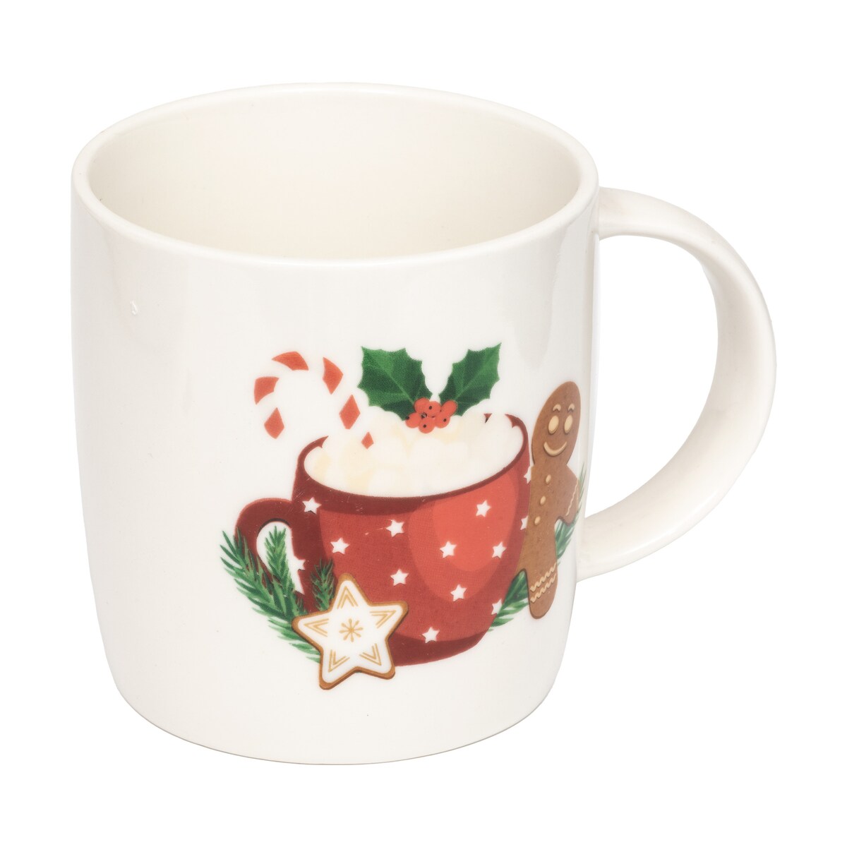 Kubek świąteczny z zestawem do cappucino, 350 ml