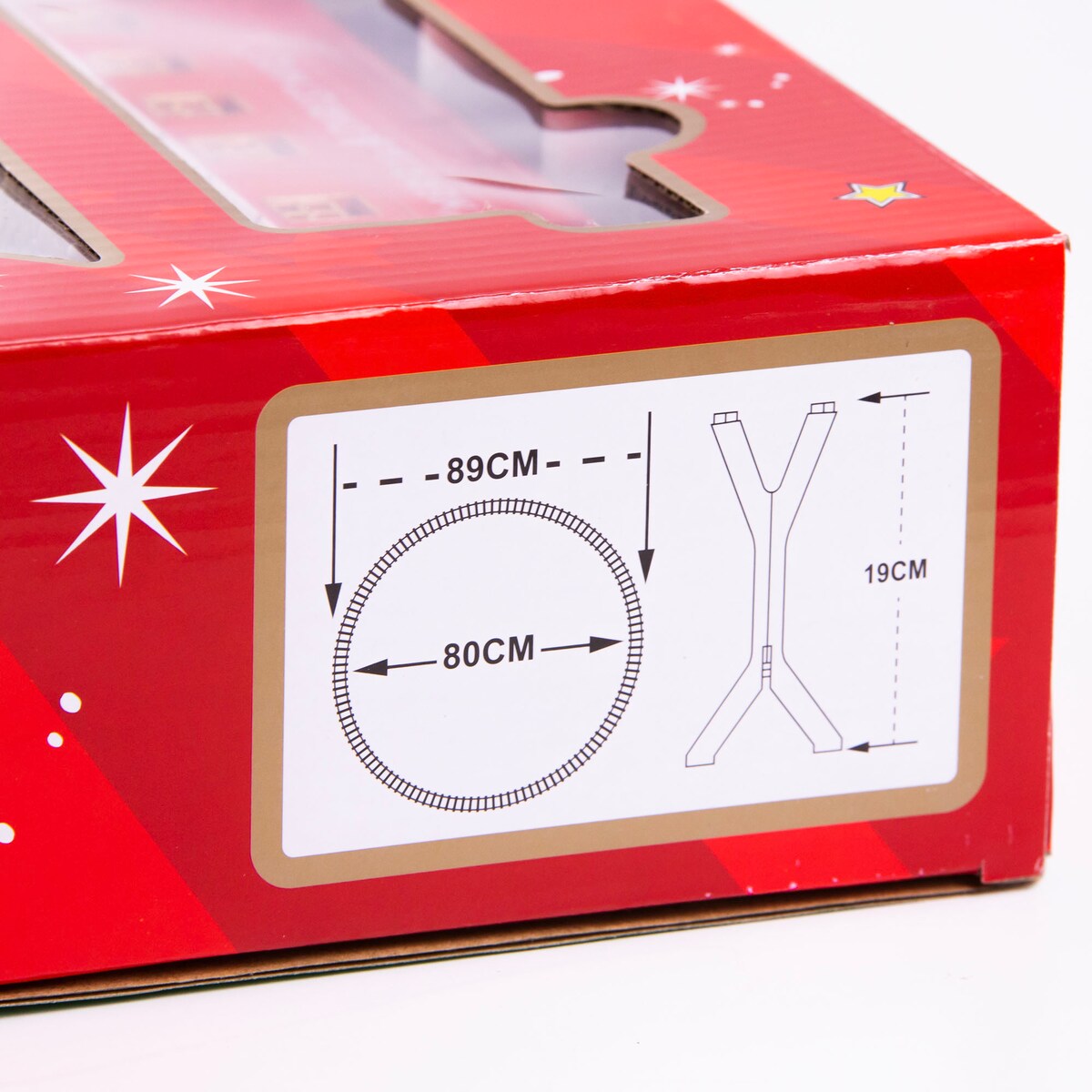 Kolejka Świąteczna Elektryczna Pociąg Dla Dzieci Na Baterie Na Prezent