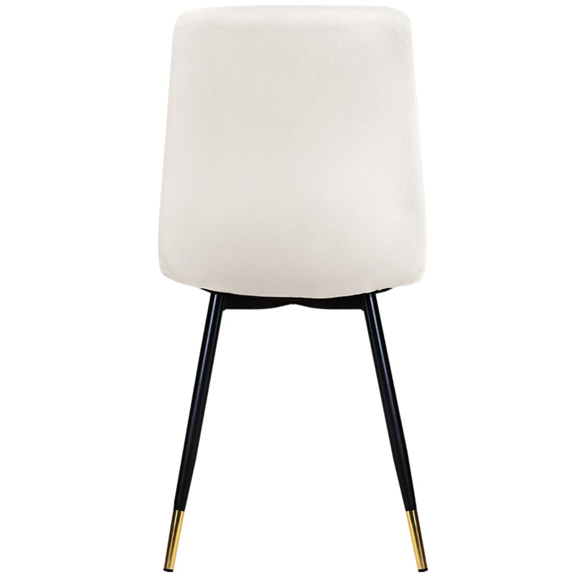 Krzesło tapicerowane welurowe pikowane złote nogi beżowe