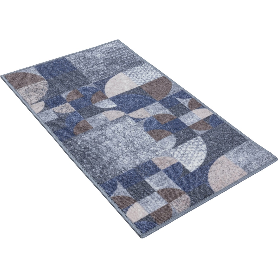 Chodnik Antypoślizgowy Vita 60x100 cm Abstrakcja Szary