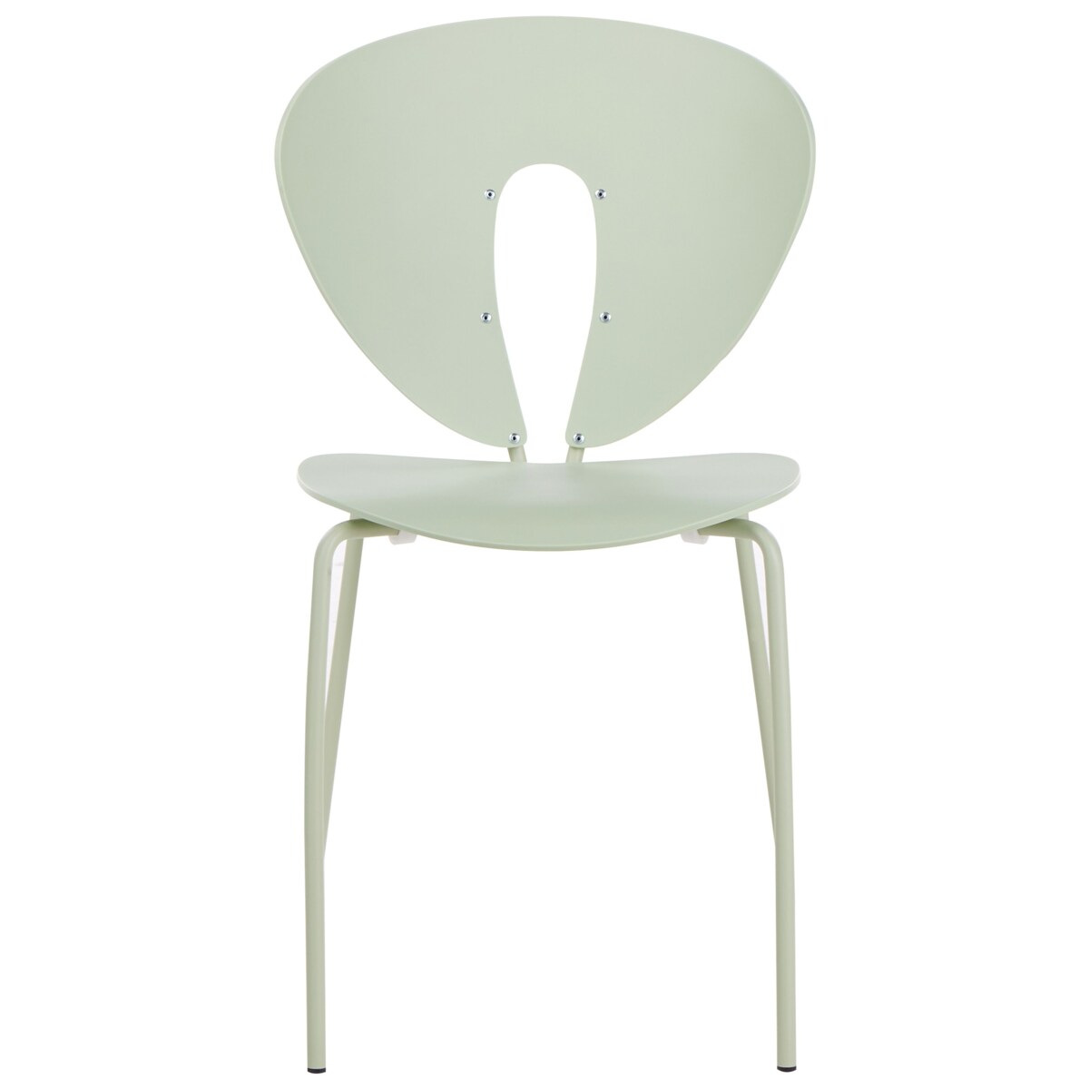 Krzesło do jadalni Zestaw 2 Jasnozielony TRACY