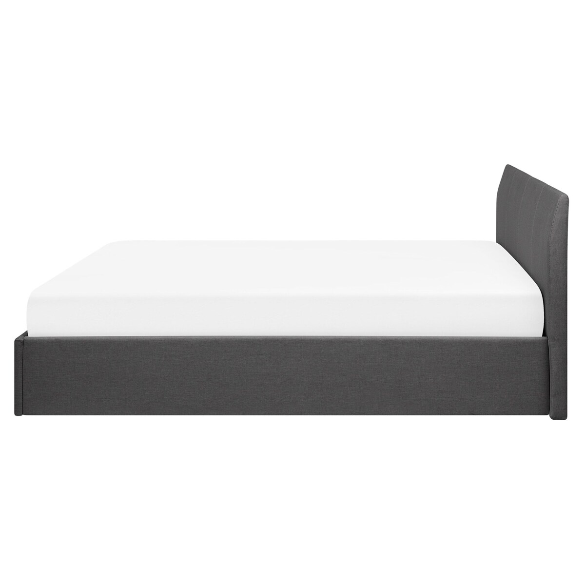 Łóżko z pojemnikiem ORBEY 160 x 200 cm Szary