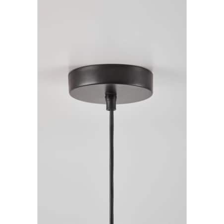 Lampa wisząca z drucianej siatki Garaine 58 cm, czarna